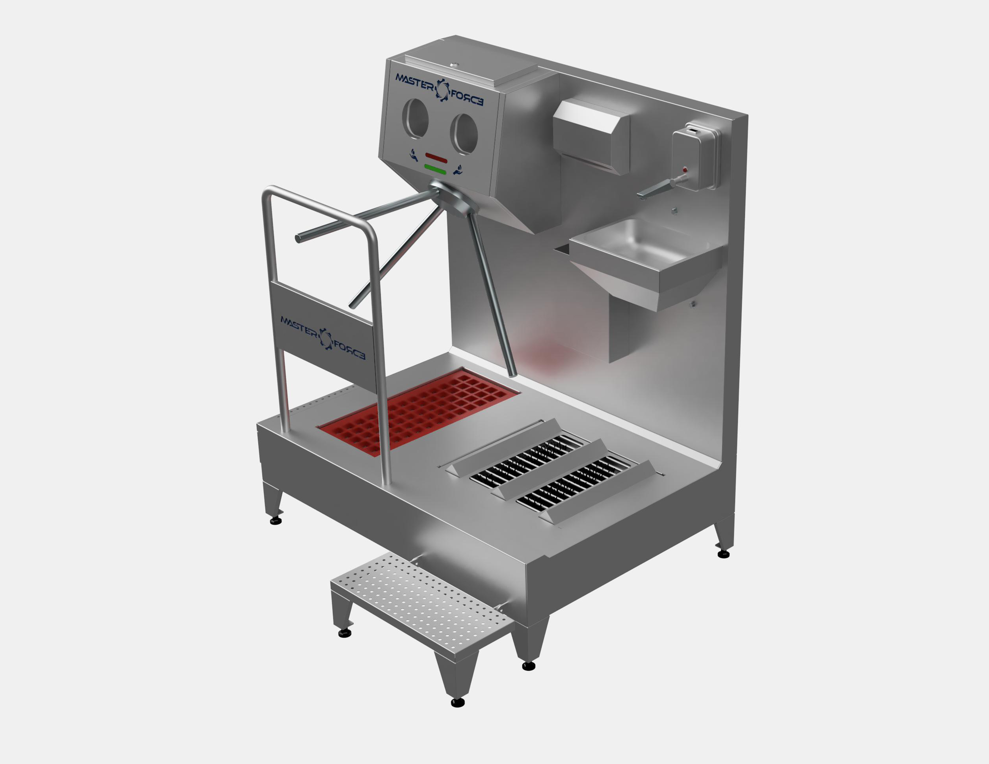 KARŞIDAN GİRİŞ EKO YATAY FIRÇALI HİJYEN BARİYERİ